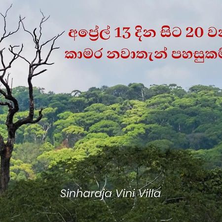 Sinharaja Vini Villa Deniyaya Exterior foto